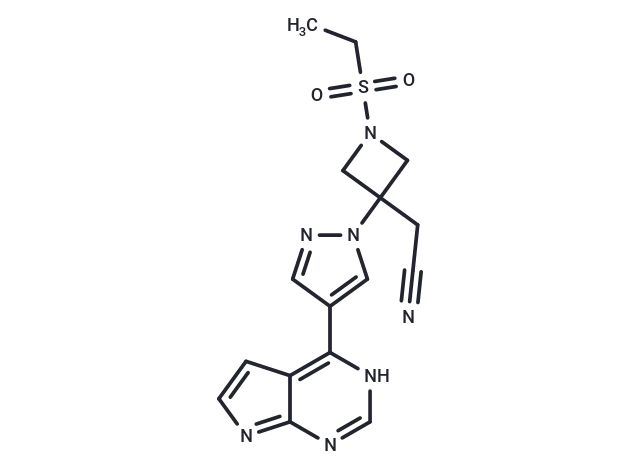 Baricitinib structure