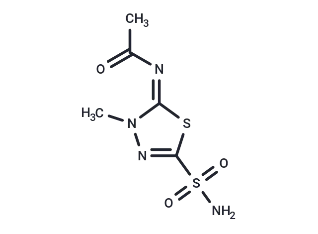 Methazolamide structure