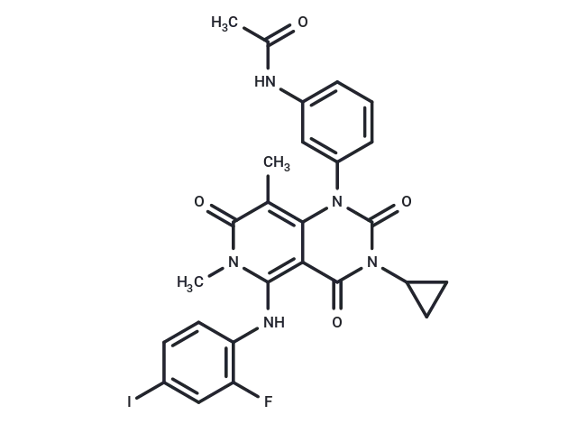Trametinib structure