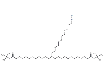 N-(Azido-PEG3)-N-bis(PEG3-Boc)