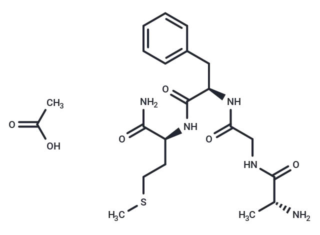 D-Ala-Gly-Phe-Met-NH2 monoacetate