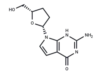 7-Deaza-2',3'-dideoxyguanosine