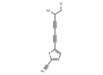 1-chloro-6-(5-ethynylthiophen-2-yl)hexa-3,5-diyn-2-ol 1 1-chloro-6-(5-ethynylthiophen-2-yl)hexa-3
