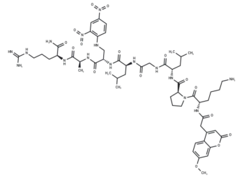 Mca-Lys-Pro-Leu-Gly-Leu-Dap(Dnp)-Ala-Arg-NH2