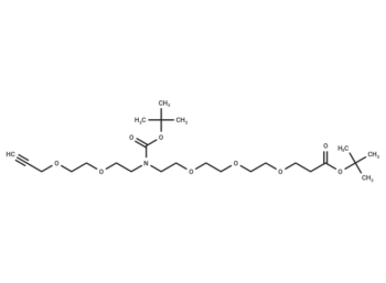 N-(Propargyl-PEG2)-N-Boc-PEG3-t-butyl ester