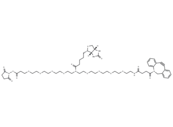 N-(DBCO-PEG4)-N-Biotin-PEG4-NHS