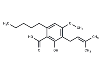 2,4-Dihydroxy-6-pentyl-3-prenylbenzoic acid
