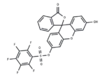 Pentafluorobenzenesulfonyl fluorescein 1 Pentafluorobenzenesulfonyl fluorescein