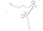 N-PEG3-N’-(propargyl-PEG4)-Cy5