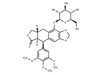 (-)-β-Peltatin-5-O-beta-D-glucopyranoside