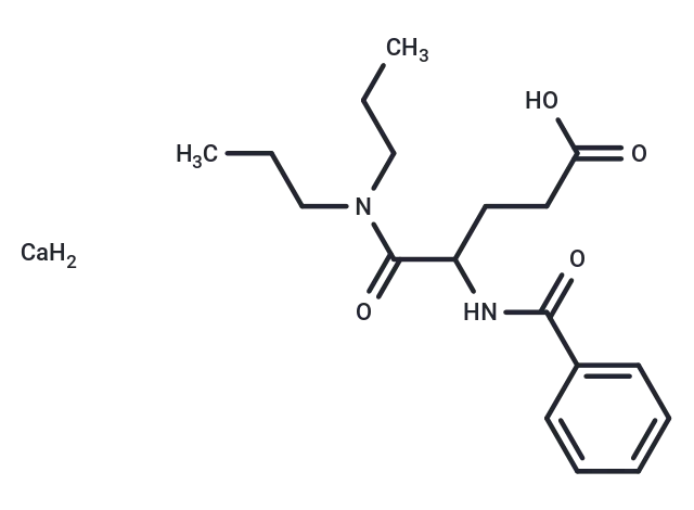 Proglumide hemicalcium