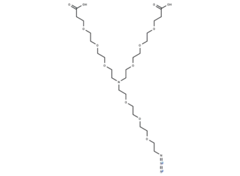 N-(Azido-PEG3)-N-bis(PEG3-acid)
