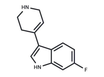 6-fluoro-3-(4-1,2,5,6-tetrahydropyridyl)indole