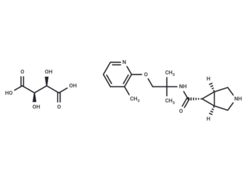 (1R,5S,6r)-N-(2-methyl-1-((3-methylpyridin-2-yl)oxy)propan-2-yl)-3-azabicyclo[3.1.0]hexane-6-carboxamide L(+)-Tartaric acid