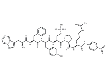 H-Trp-Phe-Tyr-Ser(PO3H2)-Pro-Arg-pNA