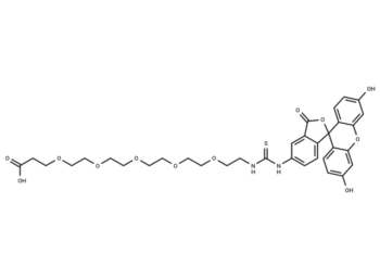 Fluorescein-PEG5-acid