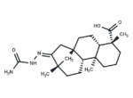 16-[(aminocarbonyl)hydrazono]stachan-18-oic acid