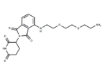 Thalidomide-PEG2-C2-NH2 1 Thalidomide-PEG2-C2-NH2