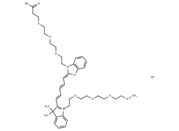 N-(m-PEG4)-3,3-Dimethyl-3H-indole-N'-(acid-PEG3)-benzothiazole
