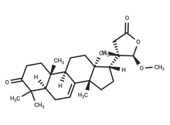 3-Oxo-21α-methoxy-24,25,26,27-tetranortirucall-7-ene-23(21)-lactone