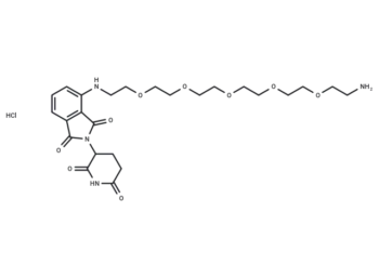 Pomalidomide 4'-PEG5-amine