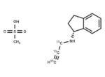 Rasagiline-13C3 (mesylate)