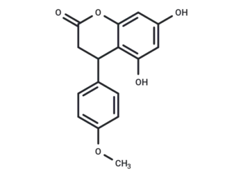 3,4-Dihydro-5,7-dihydroxy-4-(4-methoxyphenyl)couma