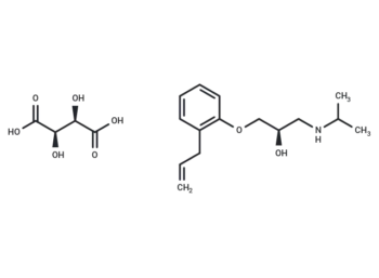 Alprenolol tartrate, (R)-