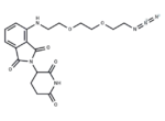 Pomalidomide 4′-PEG2-azide 