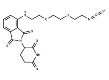 Pomalidomide 4'-PEG2-azide 