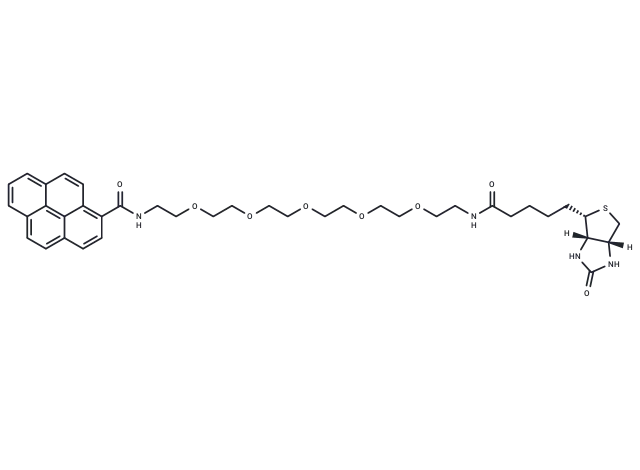 Pyrene-PEG5-biotin Pyrene-PEG5-biotin