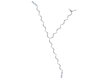 N-(acid-PEG3)-N-bis(PEG3-azide)