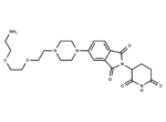 Thalidomide-Piperazine-PEG2-NH2 1 Thalidomide-Piperazine-PEG2-NH2
