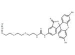 Fluorescein-thiourea-PEG2-azide 1 Fluorescein-thiourea-PEG2-azide
