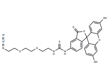 Fluorescein-thiourea-PEG2-azide
