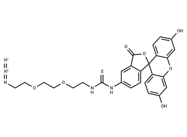 Fluorescein-thiourea-PEG2-azide CgoaEGY7O2iEfXGBAAAAAB5nH7I266- Immunomart