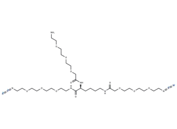 Amine-PEG3-Lys(PEG3-N3)-PEG3-N3