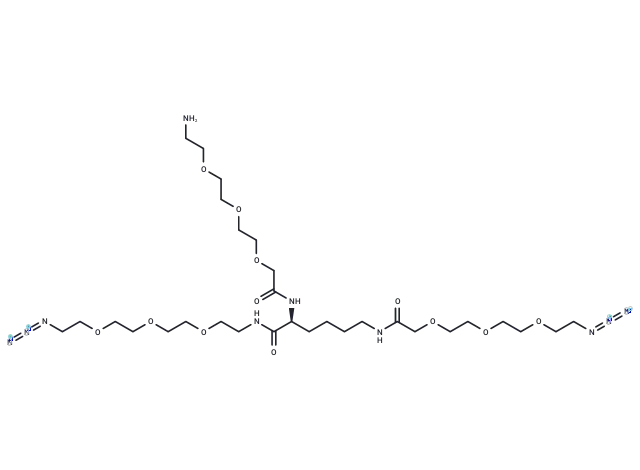 Amine-PEG3-Lys(PEG3-N3)-PEG3-N3