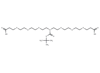 N-Boc-N-bis(PEG3-acid)