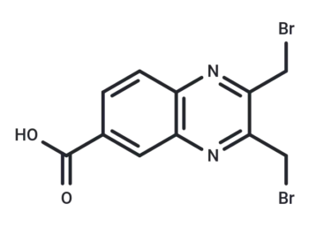 6-Quinoxalinecarboxylic acid, 2,3-bis(bromomethyl)-