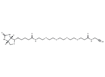 Biotin-PEG4-amide-Alkyne