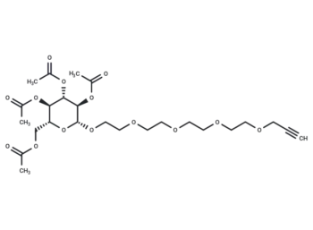Propargyl-PEG4-tetra-Ac-beta-D-glucose