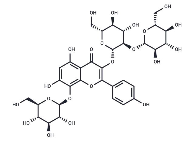 Herbacetin-3-sophoroside-8--glucoside