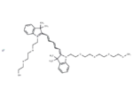 N-(m-PEG4)-N’-(hydroxy-PEG2)-Cy5