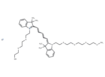 N-(m-PEG4)-N'-(hydroxy-PEG2)-Cy5