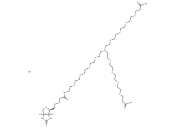 N-(Biotin-PEG4)-N-bis(PEG4-acid) HCl salt