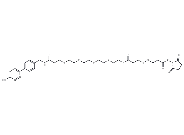Methyltetrazine-PEG4-SS-NHS ester