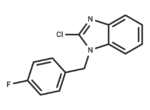 2-Chloro-1-(4-fluorobenzyl)benzimidazole