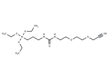 Propargyl-PEG2-urea-C3-triethoxysilane