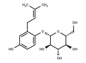 2-Prenylhydroquinone-1-glucoside